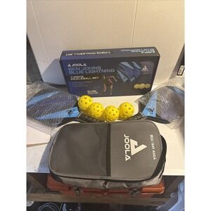 Joola Ben Johns blue lightning   16mm Pickleball Paddle set - Black (18517)
